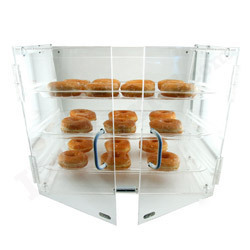 Bakery pastry donut display case - 3 shelves cabinet