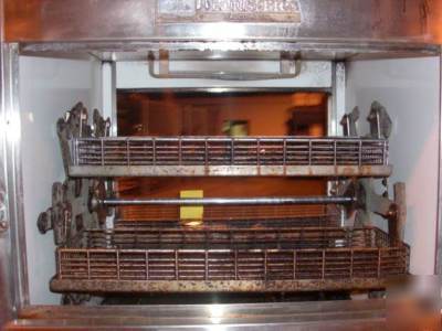 Bk industries rottisserie oven with bottom warmer