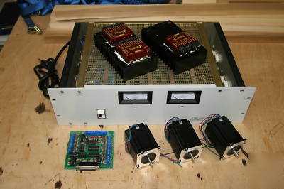 Cnc kit - motors, drives, power supply & pc interface