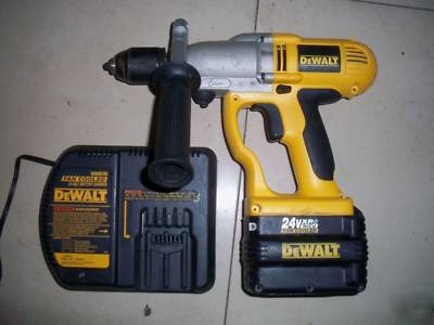 Dewalt DW006 24V hammer drill, battery & charger 240V