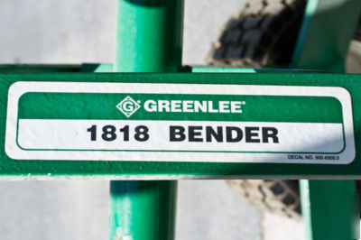Greenlee mechanical conduit BENDER1818 GRN1818