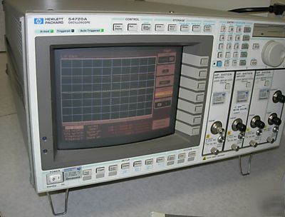 Hp/agilent 54720A oscilloscope w/plug-in's and manuals 