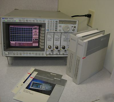 Hp/agilent 54720A oscilloscope w/plug-in's and manuals 
