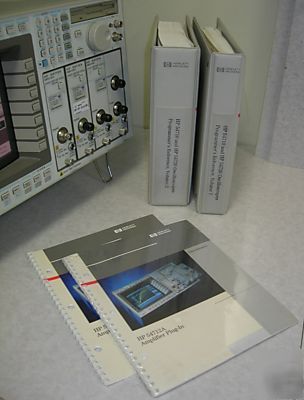 Hp/agilent 54720A oscilloscope w/plug-in's and manuals 
