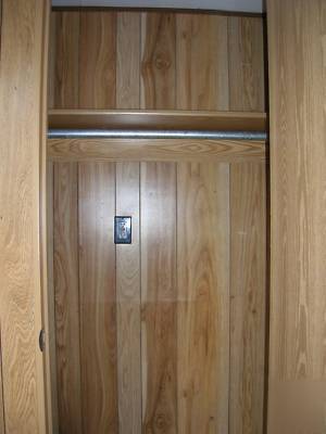 Hunting office camper storage trailer