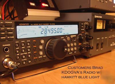 Kenwood ts 570 ts-570 ts-570D ts-570DG blue light mod