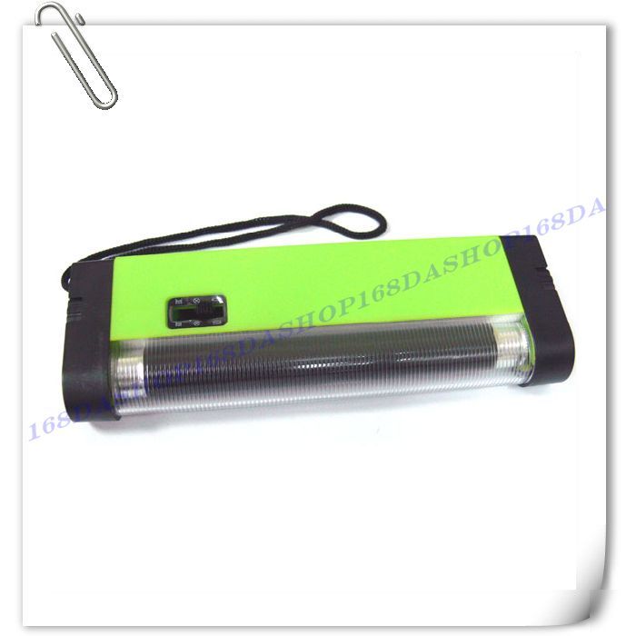 Light tube counterfeit money detector flashlight 17-377