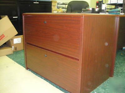 National office furniture arrowood lateral wood filing 