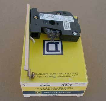 New 3PC square d 9999 sx-7 1 n.c. electrical interlock