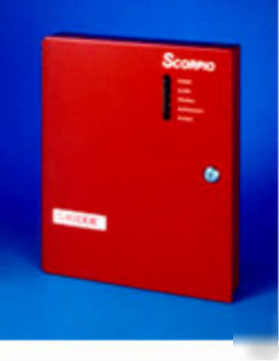 New kidde scorpio fire control panel w/ key, red