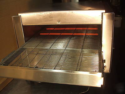 Pizza oven conveyor nu-vu wpsco-14 flash oven