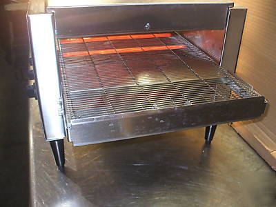 Pizza oven conveyor nu-vu wpsco-14 flash oven