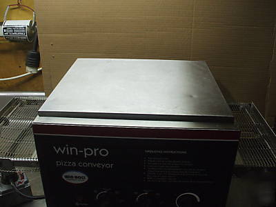 Pizza oven conveyor nu-vu wpsco-14 flash oven