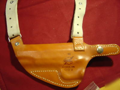 Roy's custom hidden thunder pancake holster colt 45GOV