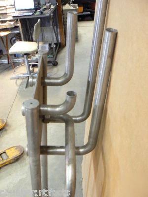 Stainless steel sanitary dairy process 5-pipe manifold 