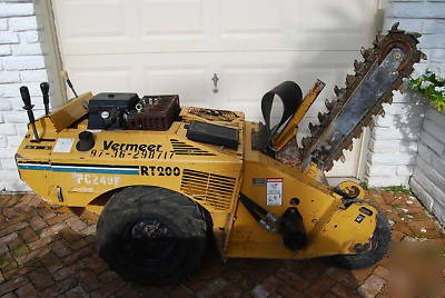 Vermeer RT200 walk behind trencher (low hours)