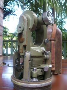 Wild T1A heerbrugg theodolite surveying equipment case