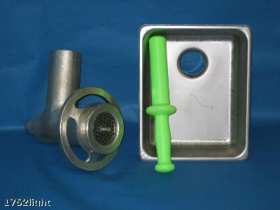  meat chopper attachment for hobart 20 30 qt mixers 