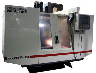 Cincinnati arrow 750 vertical machining center cnc mill