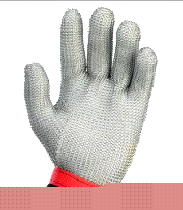 U.s. mesh metal mesh safety glove 5 finger- medium