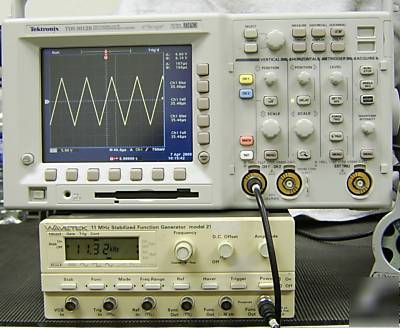 Wavetek 21 stabilized function generator, nistcertified