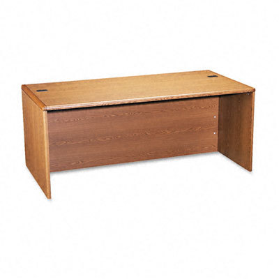 10700 series desk shell, 72W x 36D x 29-1/2H medium oak