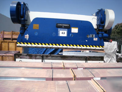 225 ton cincinnati model 9 mechanical press brake