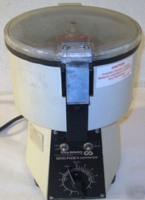 Clay-adams sero-fuge ii 2 centrifuge w/12-place rotor