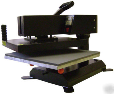 Commercial grade swing away heat press machine. 