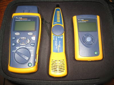 Fluke networks ciq-gsv cable iq, link runner, tone, kit