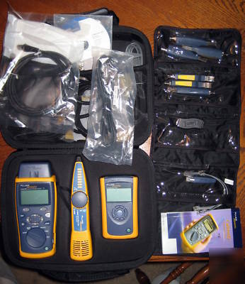 Fluke networks ciq-gsv cable iq, link runner, tone, kit