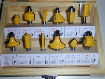 Good quality 12PC router bit set, free post