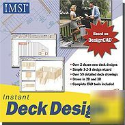 Instant deck design build plan estimator software vista