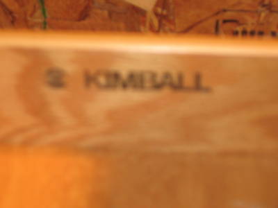 Kimball executive desk w/credenza & lateral file + more