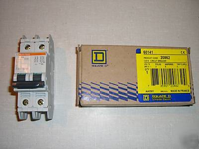 Merlin gerin 2P 6A c circuit breaker