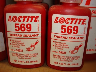 New 3-1.69FL oz loctite 569 thread sealant 56931 