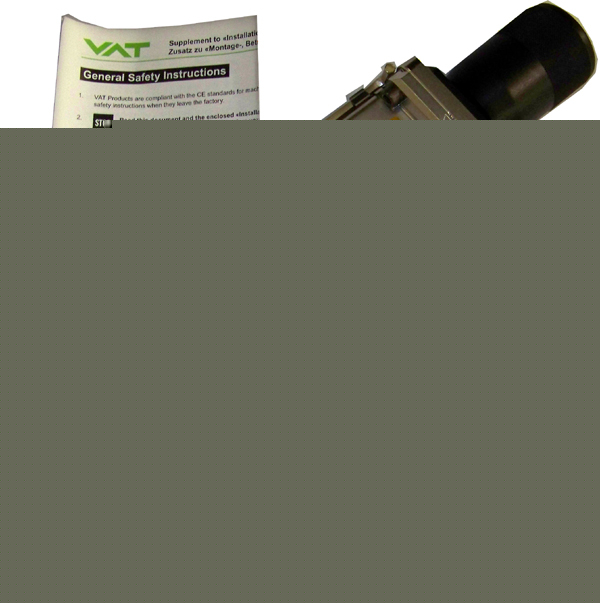 New vat mini uhv gate valve actuator pn: 01032-KE01-002