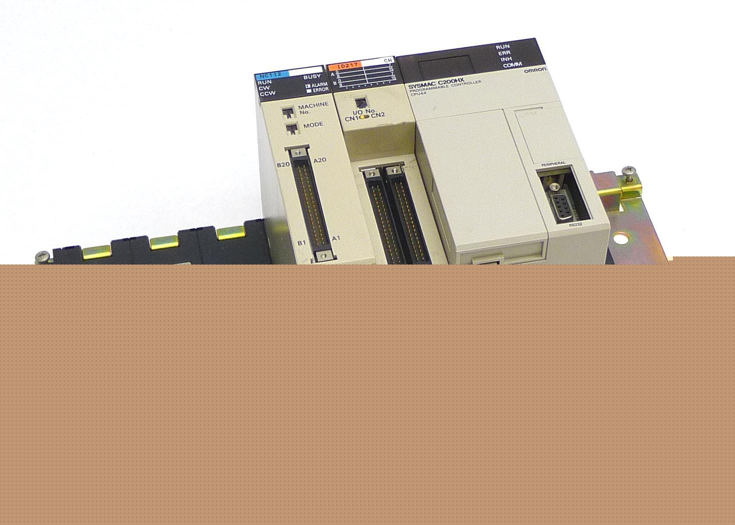 Omron sysmac C200HX controller NC112/ID217 plc modules 