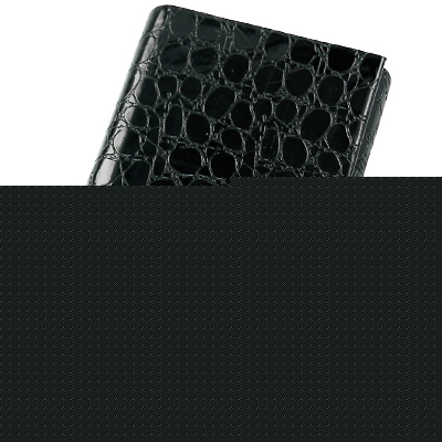Snake leatheroid stone pattern business id card holder