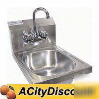 Wall mount hand sink 12
