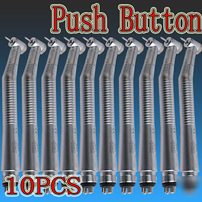 10 dental high speed push button type handpiece large 4