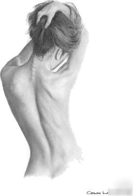 5 sheets of exclusive address labels nude portrait