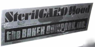 Baker sterilgard sg-400 bio-safety containment cabinet