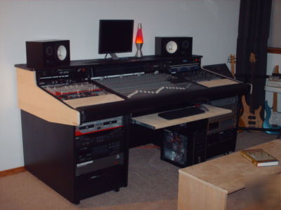 Custom recording studio desk/mixing console 