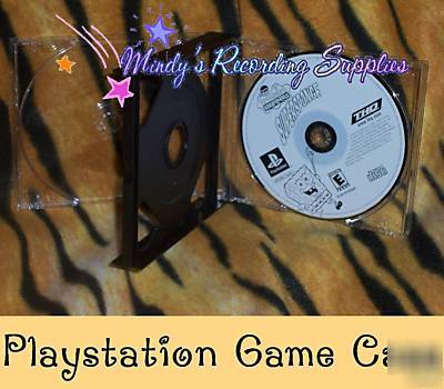 Double cd jewel case playstation 4 pk PS1 PS2 box clear