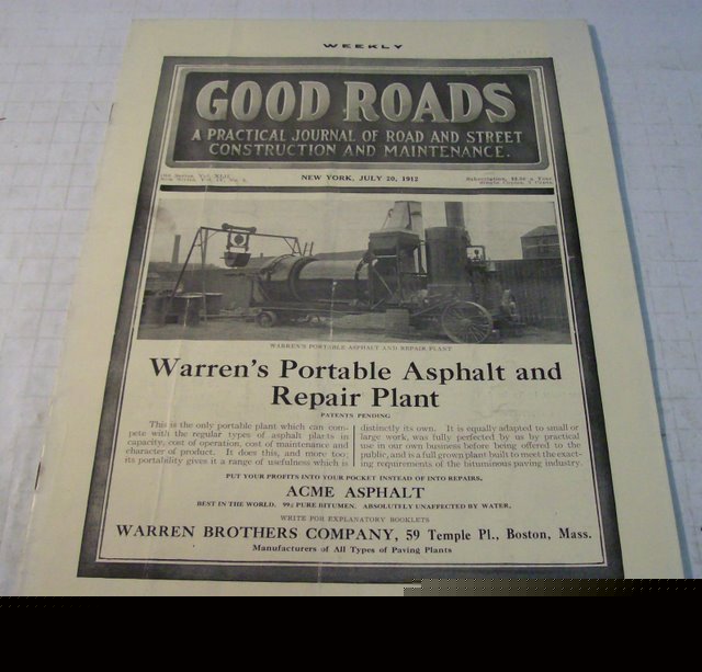 Good roads 1912 construction magazine vol.42, no.7