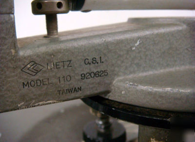Lietz transit model 110 920625 surveying tool