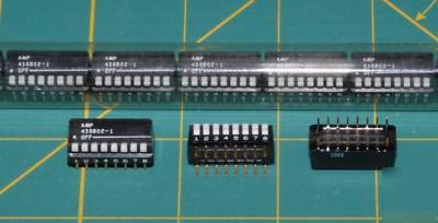 New amp 435802 8-position dip switch nos oem 835802-1