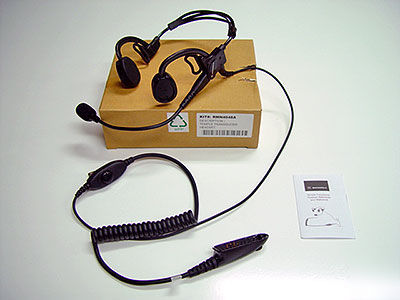 New motorola HT750 HT1250 temple transducer headset