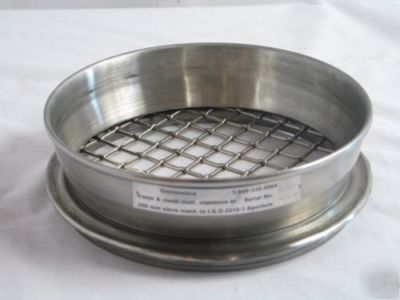 New testing sieve, omnitronix 16MM stainless steel 8